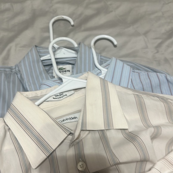 EUC MENS DRESS SHIRT BUNDLE OF 14 BUTTON UP ASSORTED SIZES : ALL NAME BRAND - Picture 11 of 12